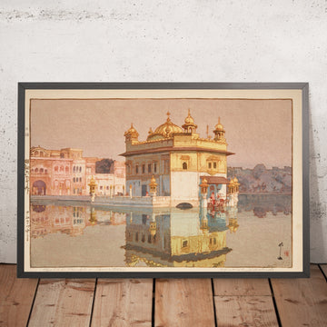 A framed image of 