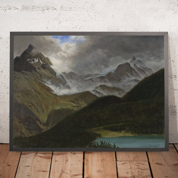 A framed image of 