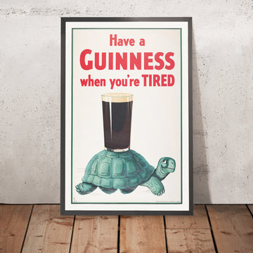 Une image encadrée de Have a Guinness When You’re Tired par John Gilroy, 1936