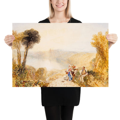 Lake Albano, Italy by Turner, 1794