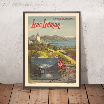 A framed image of 