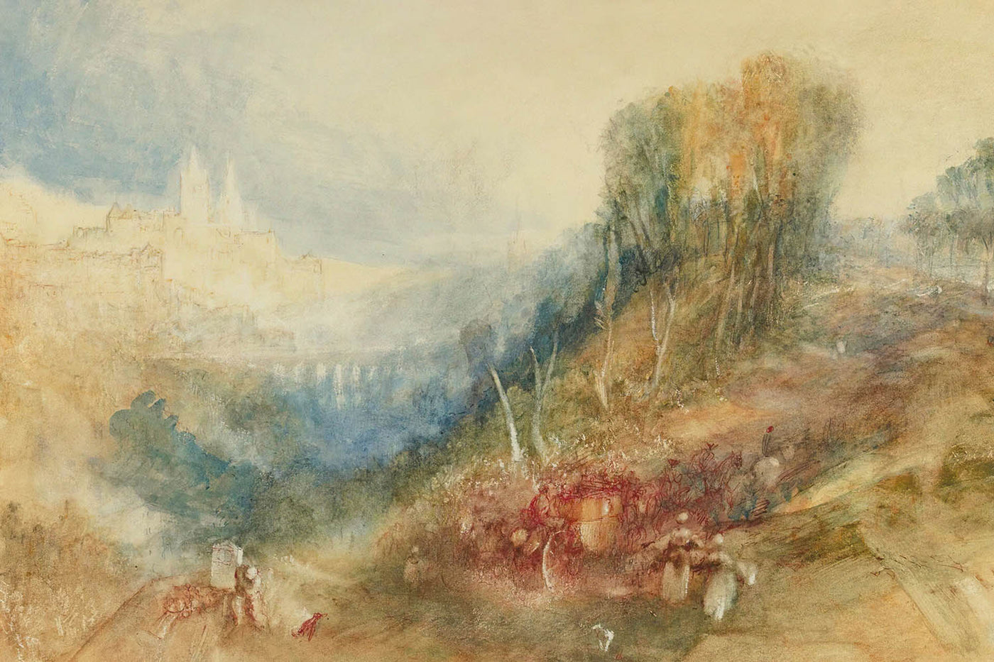 Lausanne From The West by Turner, 1816