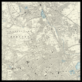 Carte ancienne personnalisée de Crouch End 