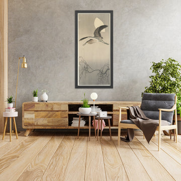 A framed image of 