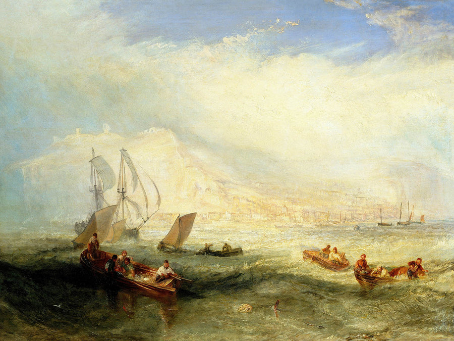 Pesca a traina, al largo di Hastings di Turner, 1835 