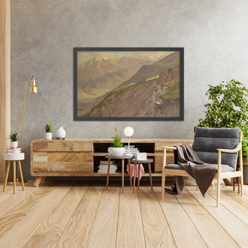 A framed image of 