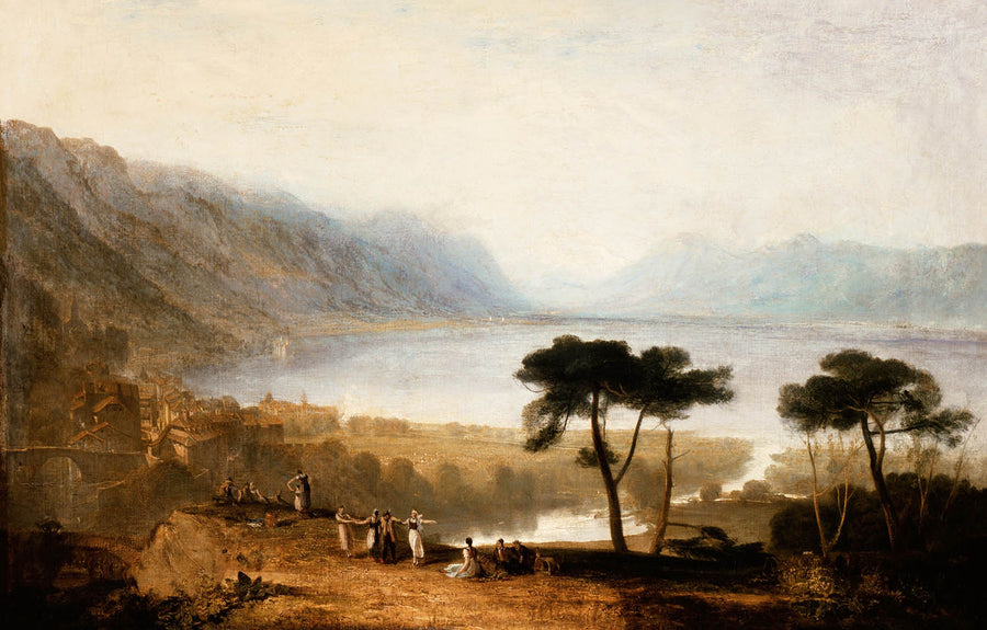 Lake of Geneva from Montreux by Turner, 1810