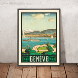 Reiseposter Genf: Genève CFF, 1926 