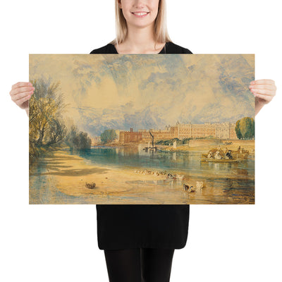 Hampton Court Palace by Turner, 1827