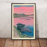 Tsuchizaki, Akita di Hasui Kawase, 1935 