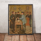 ’t Wit Stoopke Vintage Drinks Advertising Poster by Ernest Godfridnon, 1908