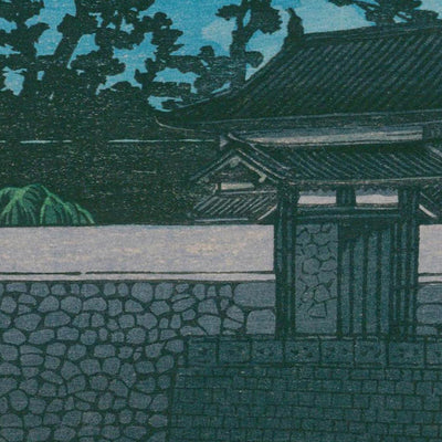 Puerta Sakurada de Hasui Kawase, 1935 