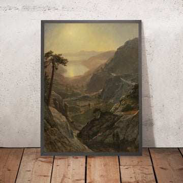 A framed image of 