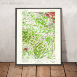 Old Map of Newberg, Oregon by USGS, 1961 – Beaverton, Tualatin River & Willamette River