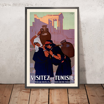 A framed image of 