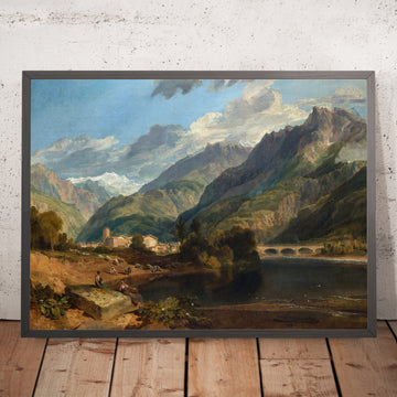 Un’immagine incorniciata di Bonneville, Savoia di Turner, 1803