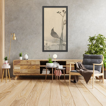 A framed image of 