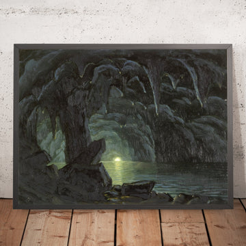 A framed image of 
