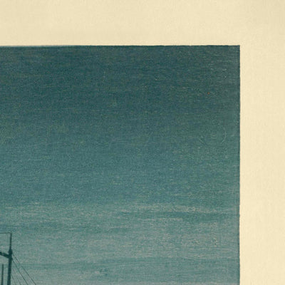 Después de la lluvia en la ciudad de Akashi por Hasui Kawase, 1935 