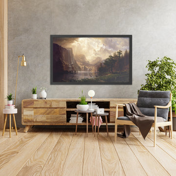 A framed image of 