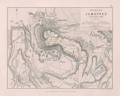 Batalla de Jemappes, 6 de noviembre de 1792: Guerra Revolucionaria Francesa 