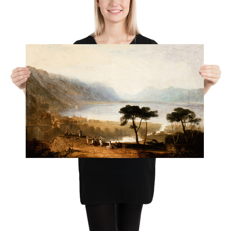 Lake of Geneva from Montreux by Turner, 1810