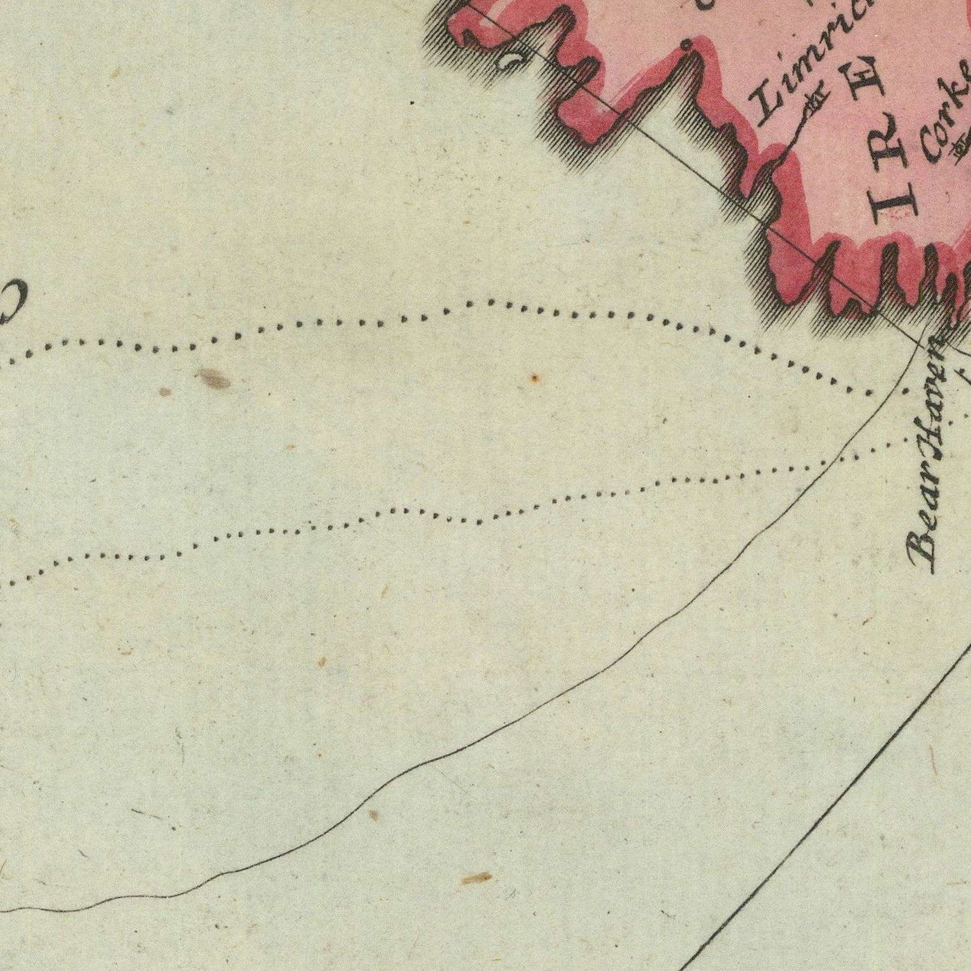 Seltene frühe Karte von Nordamerika von Moll, 1733: Kalifornieninsel, Handelsrouten, Häfen 