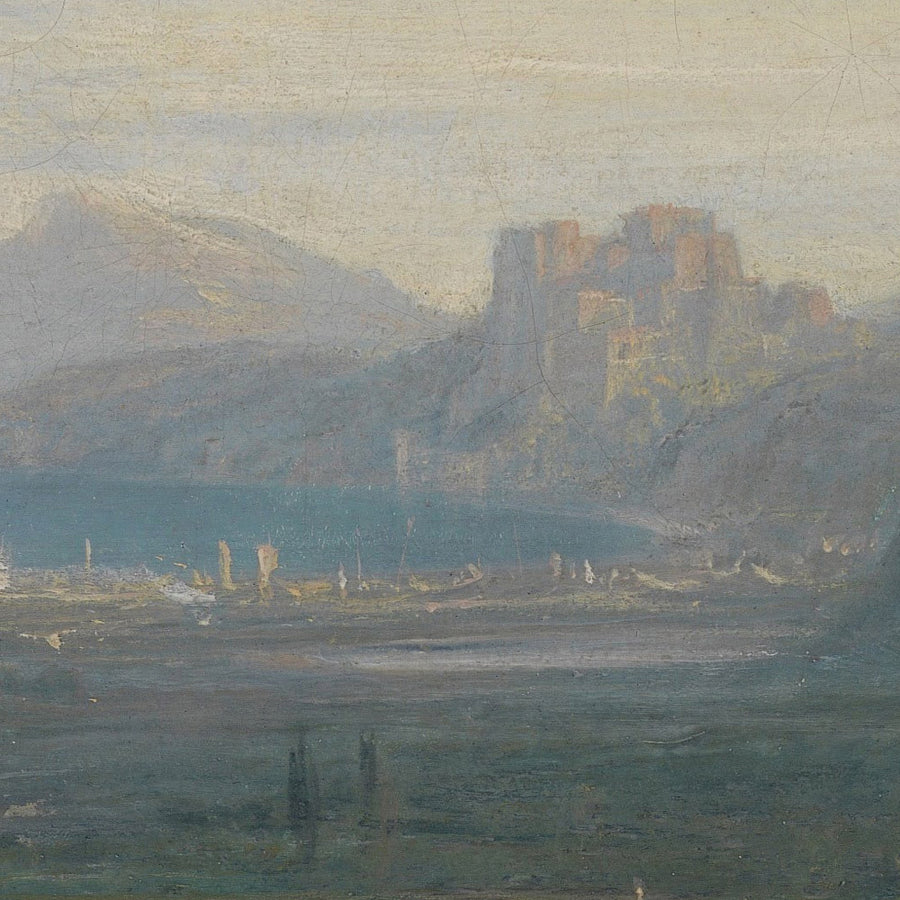 Lago Averno: Enea e la Sibilla Cumana di Turner, 1814 