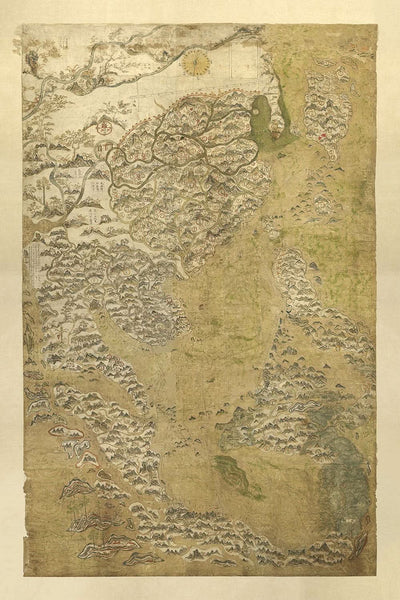 Mapa antiguo raro de Selden de China y Asia, 1653: Rutas comerciales, Mar de China Meridional, Ilustraciones 