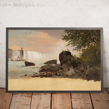 A framed image of 