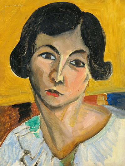 Cabeza de mujer inclinada (Tilted Woman's Head) de Henri Matisse, 1916 