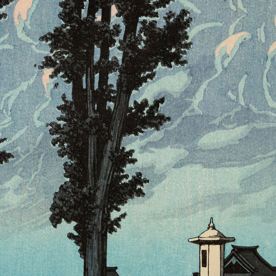 Santuario Kanda Myojin di Hasui Kawase 1935 