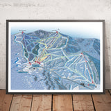 Bolton Valley Ski Trail Map, Vermont