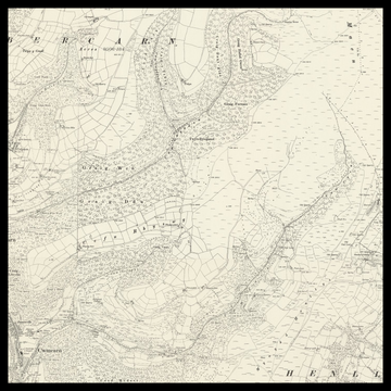 An old Ordnance Survey map of Tredegar
