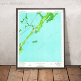 Old Map of Key Largo, Florida by USGS, 1947 – Everglades National Park & Florida Bay