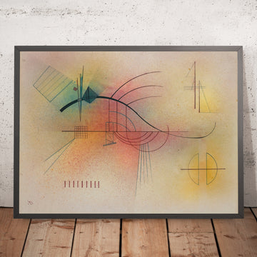 A framed image of 