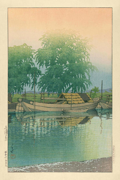 Mañana en Tsuchiura de Hasui Kawase, 1935 