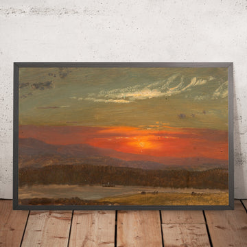 A framed image of 