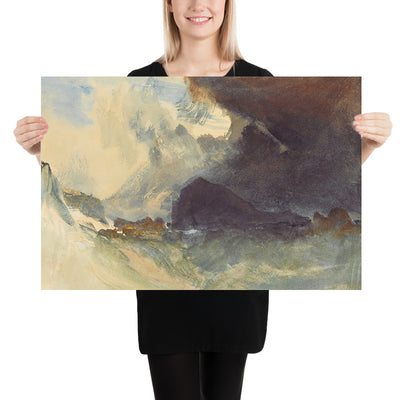 El Mewstone, Devon por Turner, 1823 