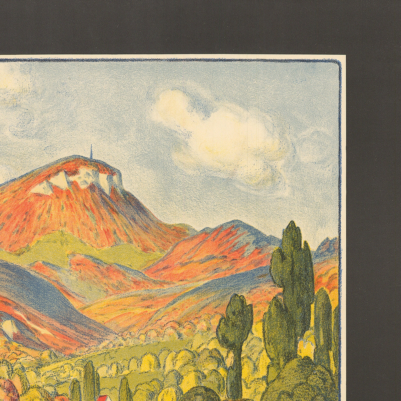 Basel Travel Poster: Birseck-Bahn by Otto Mähly, 1920