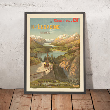 A framed image of 
