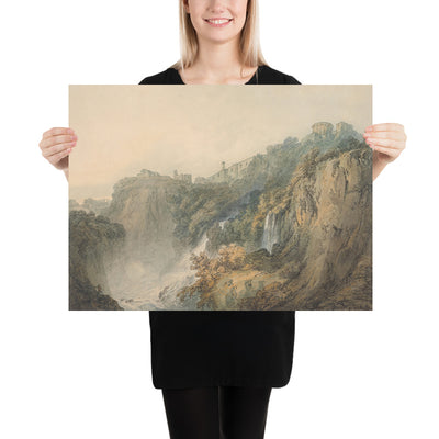 Tivoli con el Templo de la Sibila y las Cascadas de Turner, 1796 