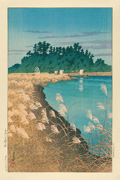 Spätherbst in Ichikawa von Hasui Kawase, 1935 