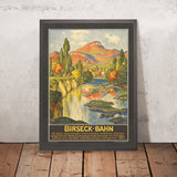 Basel Reiseplakat: Birseck-Bahn von Otto Mähly, 1920 