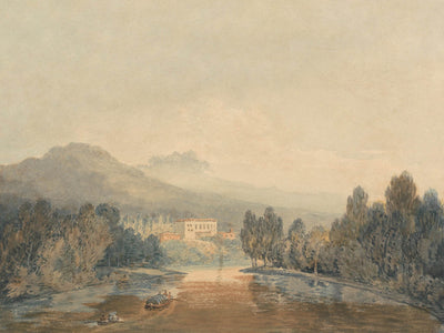 Villa Salviati en el Arno por Turner, 1796 