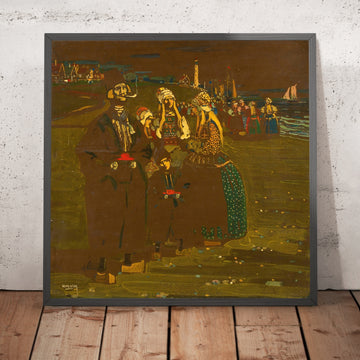 A framed image of 