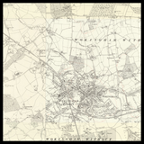 Carte ancienne personnalisée de Wokingham 