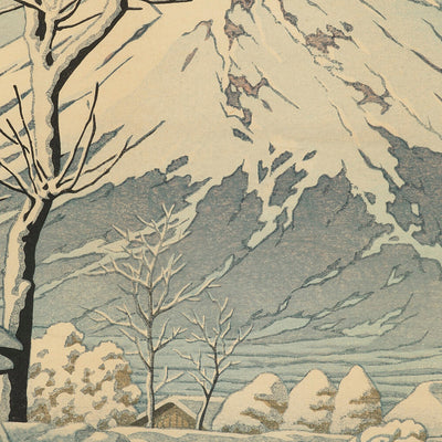 Mt. Fuji nach Schnee in Oshiono von Hasui Kawase, 1935 