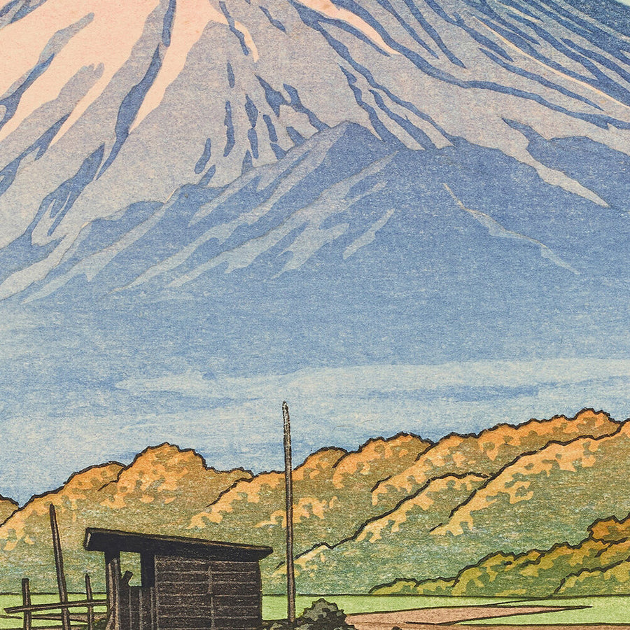 Herbst in Funatsu mit dem Fuji von Hasui Kawase, 1935 