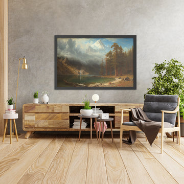 A framed image of 